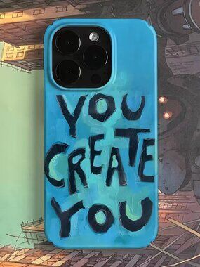 Artistic Text Phone Case